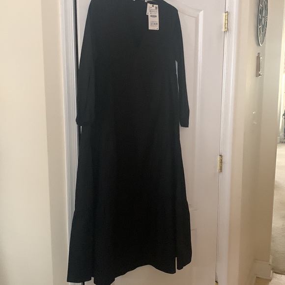 Zara long black dress - Picture 2 of 4